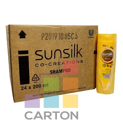 SUNSILK SHAMPOO SOFT & SMOOTH 24*200ML